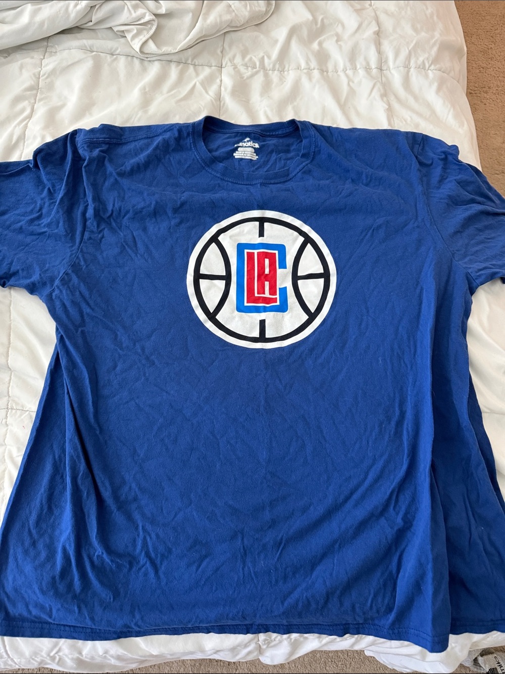 NBA LA Clippers Blue Logo T-Shirt